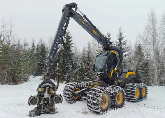 Ponsse Scorpion King harvesteri AdBlue eemaldus.